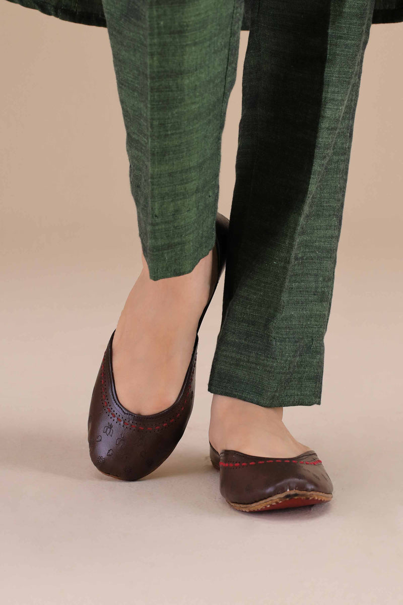 Dark Brown Khussa-1531153713