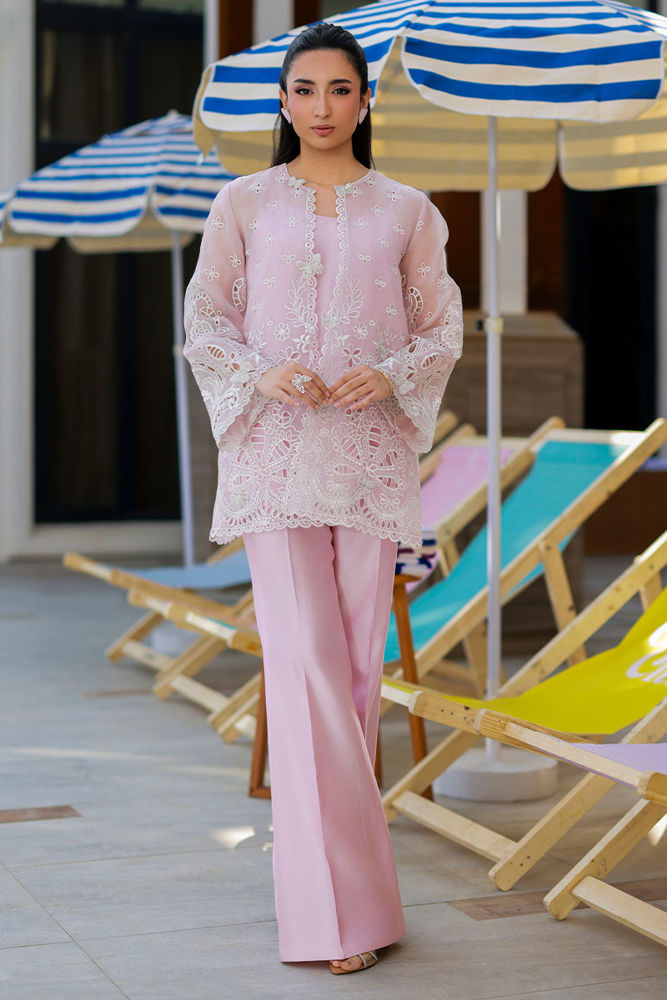 Gigi Jacket and Pants with Fine Embroidery | Ansab Jahangir