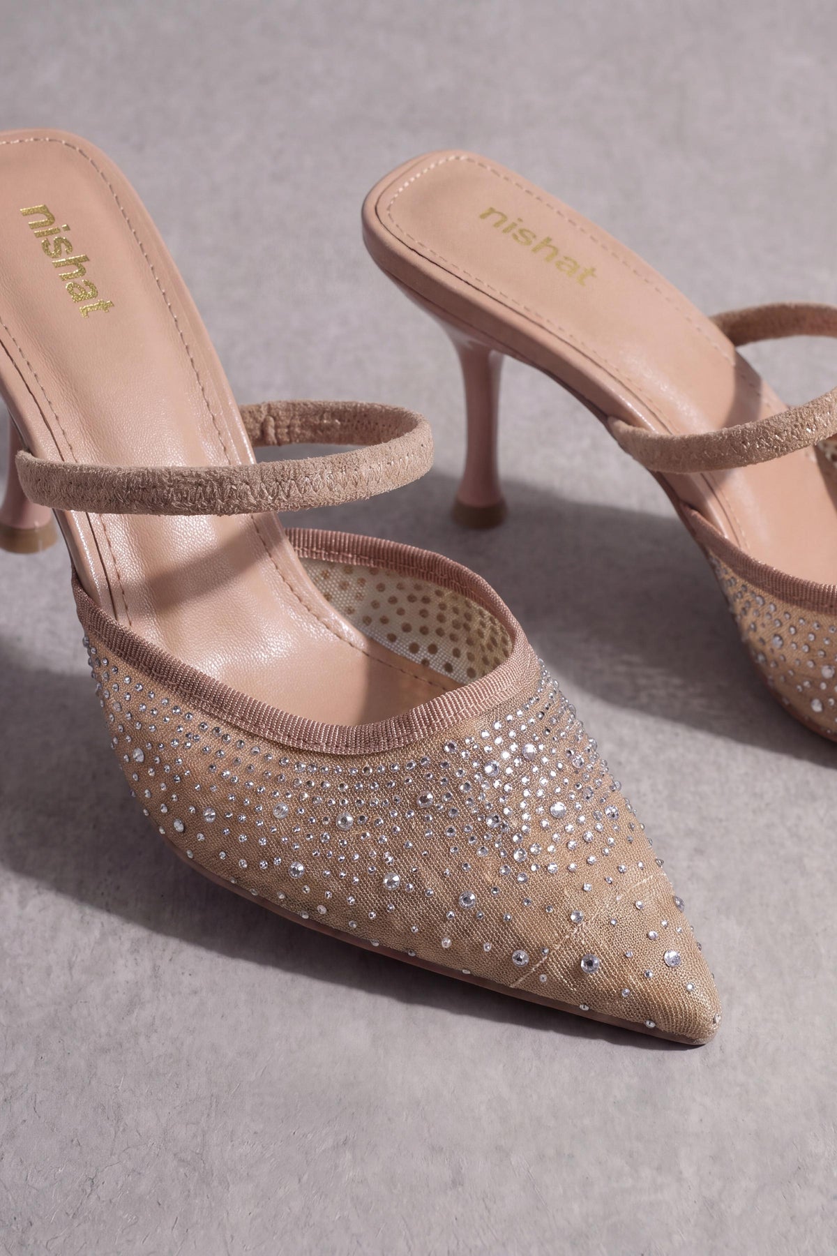 Khaki Pumps Heels-1717322930