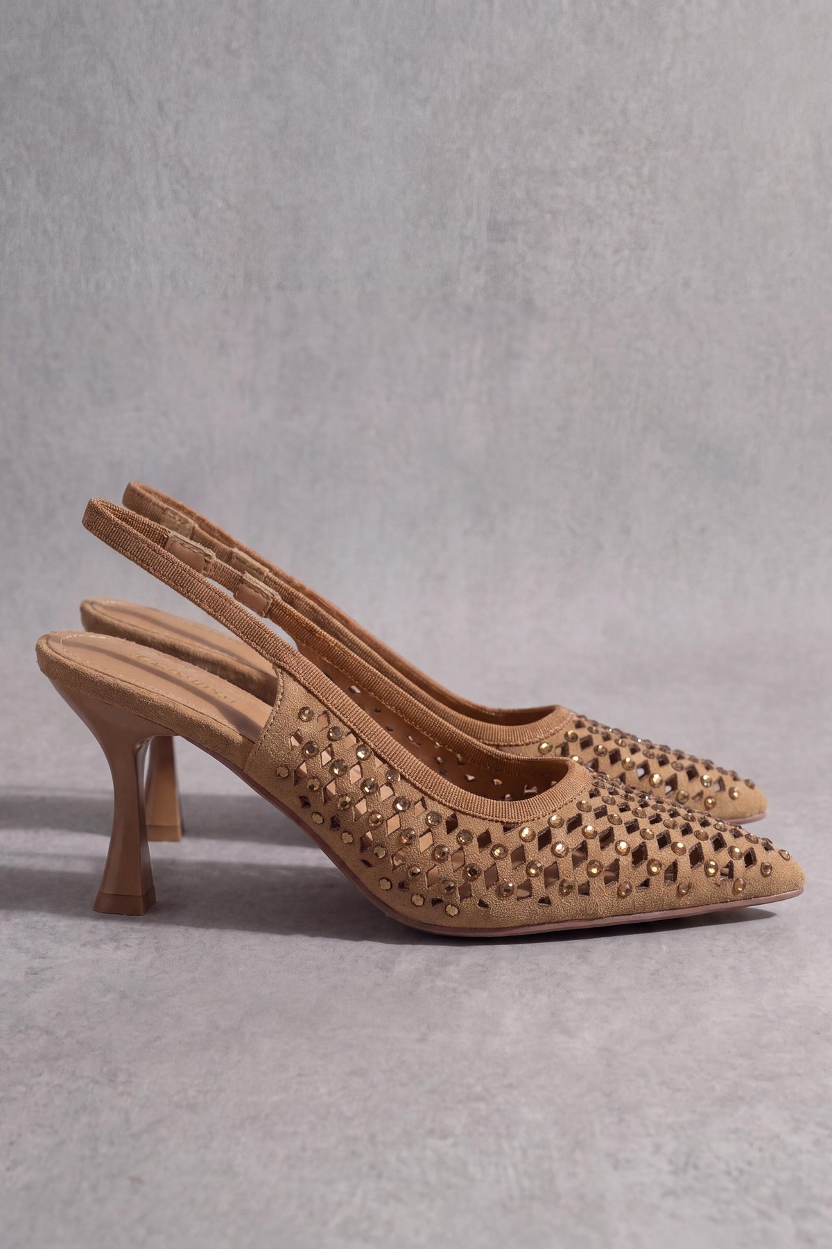 Camel Pumps Heels-1717382929