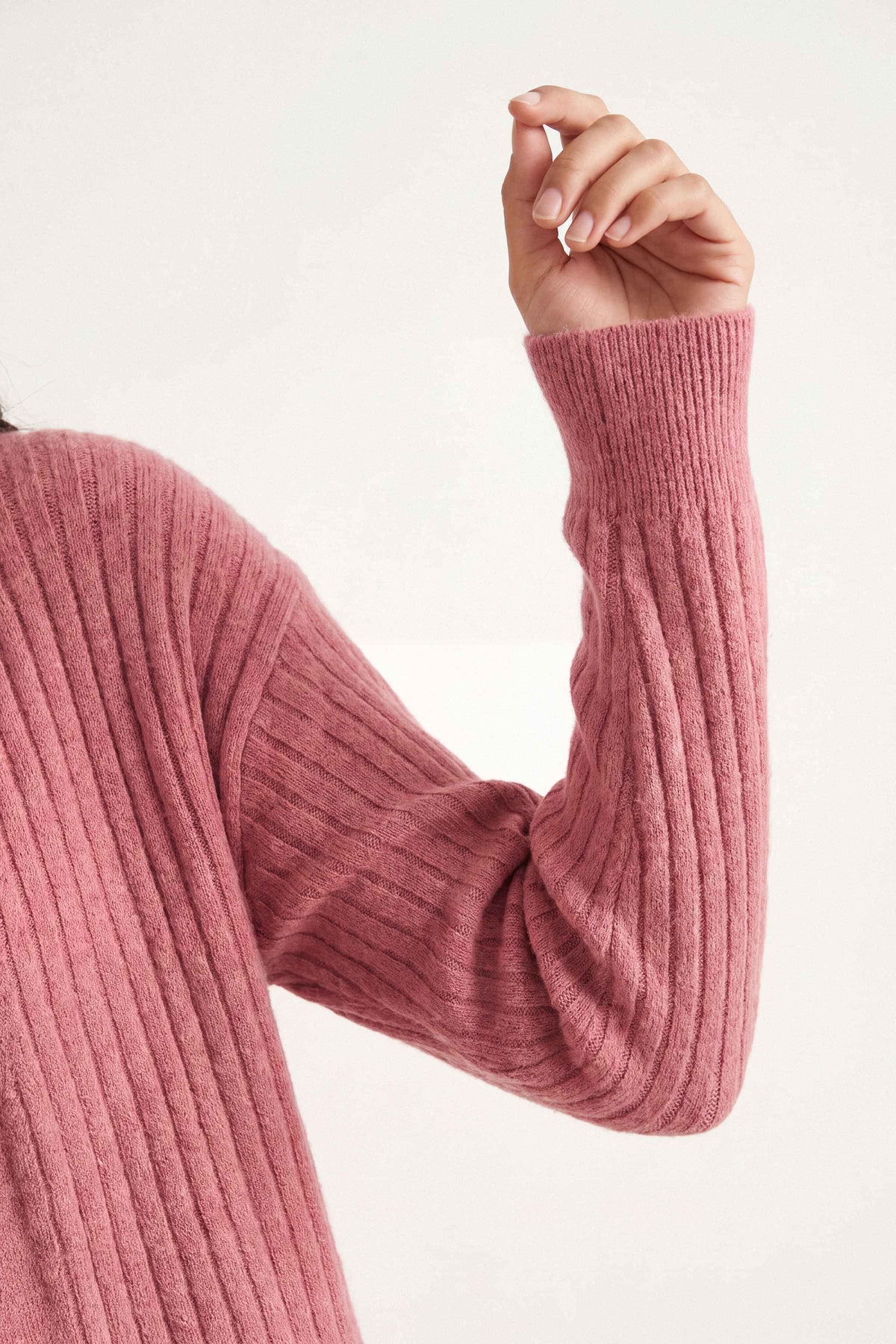 Brick Red Long Sweater-1719010101
