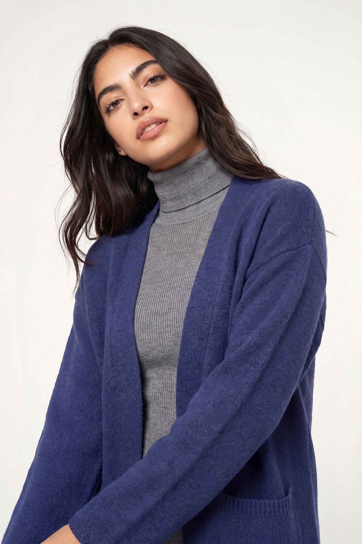 Navy Long Sweater-1719060121