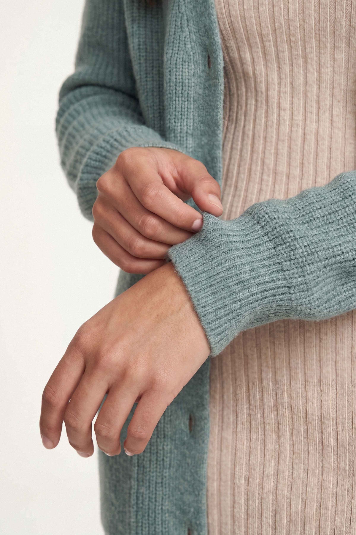 Green Long Sweater-1719070104