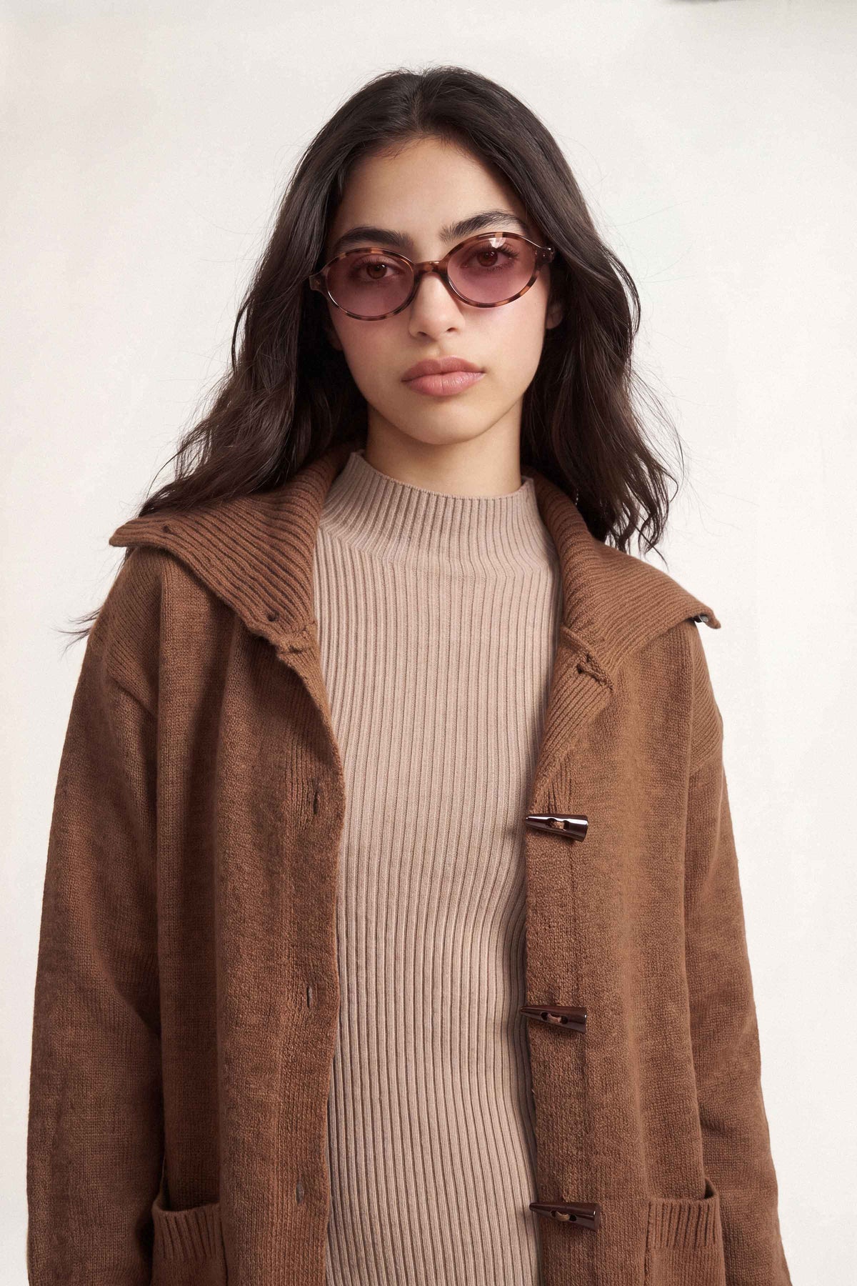 Coffee Long Sweater-1719080117