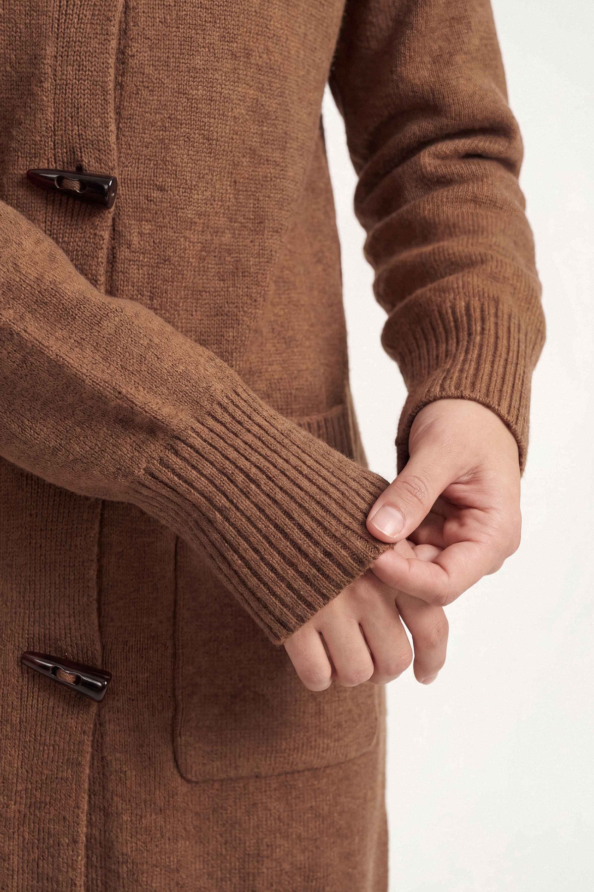 Coffee Long Sweater-1719080117