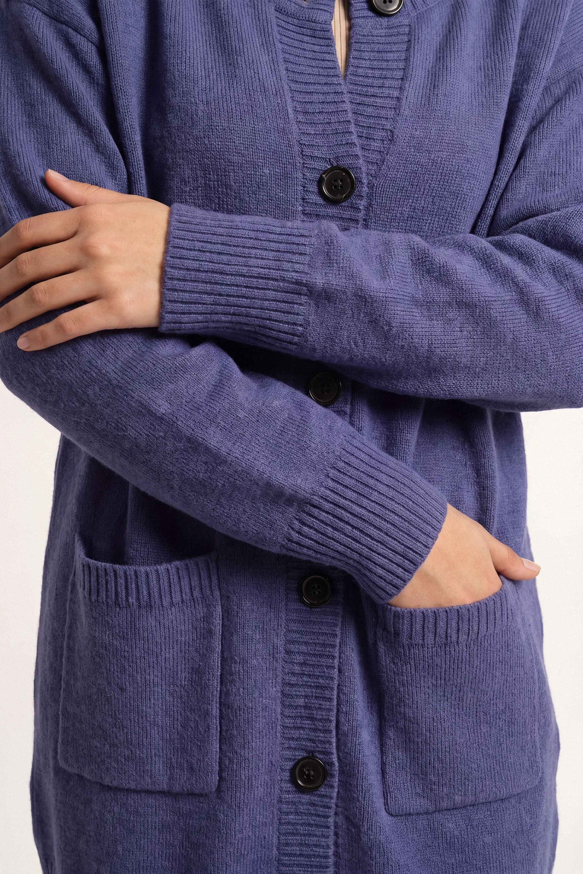 Navy Long Sweater-1719110121