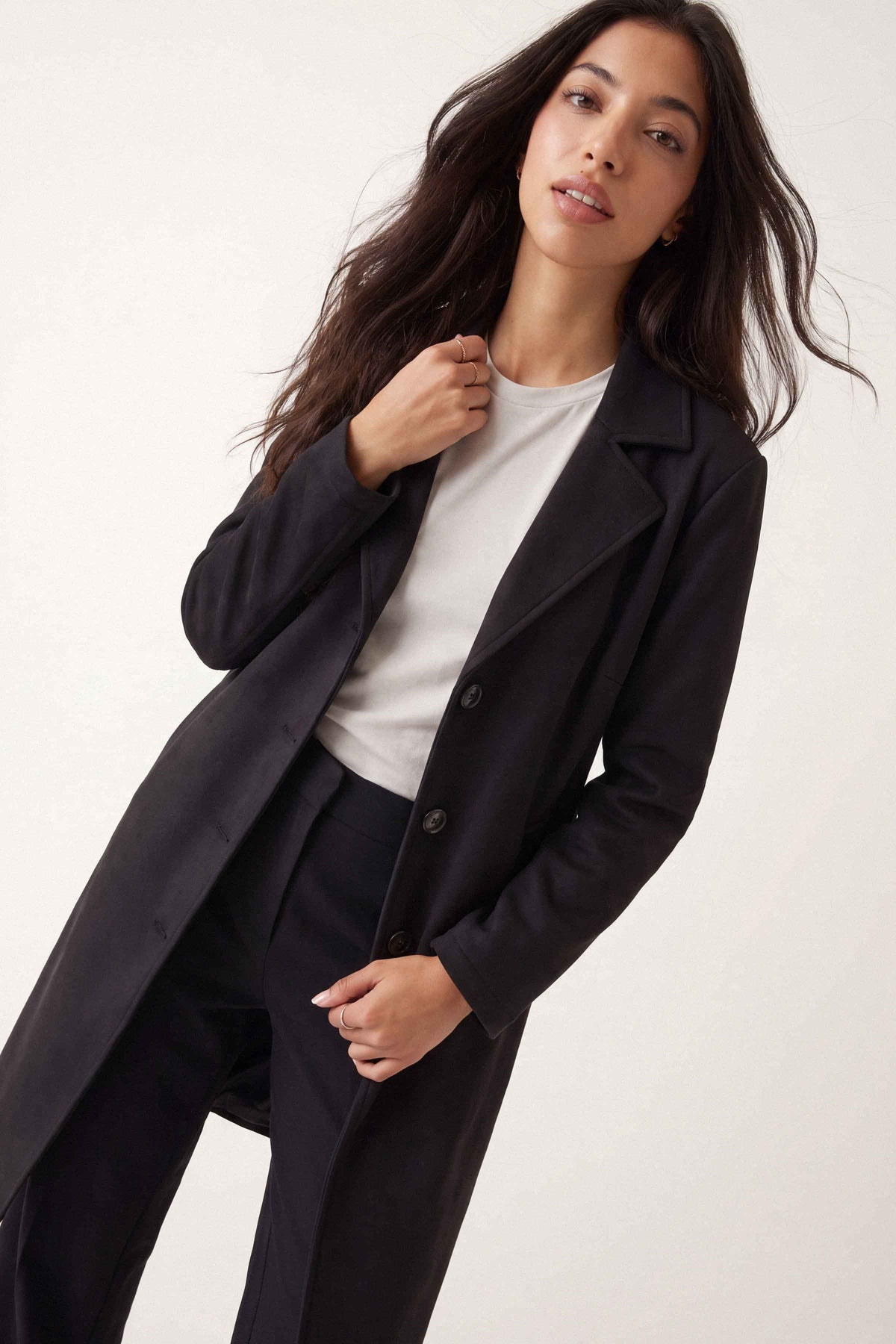 Black Long Coat-1719710103