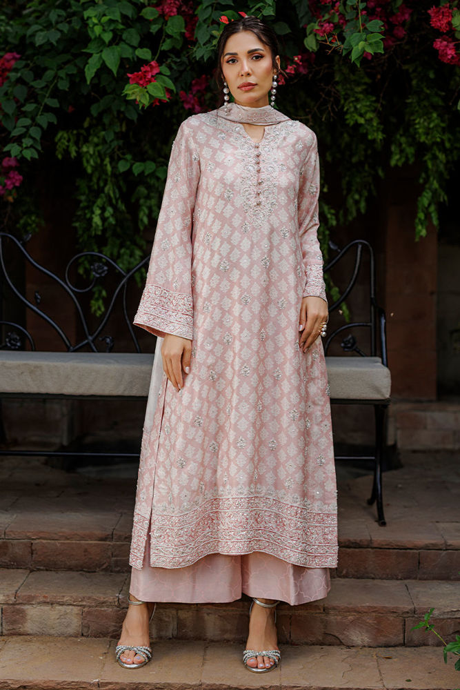 Lira Shirt and Dupatta with Timeless Appeal | Ansab Jahangir