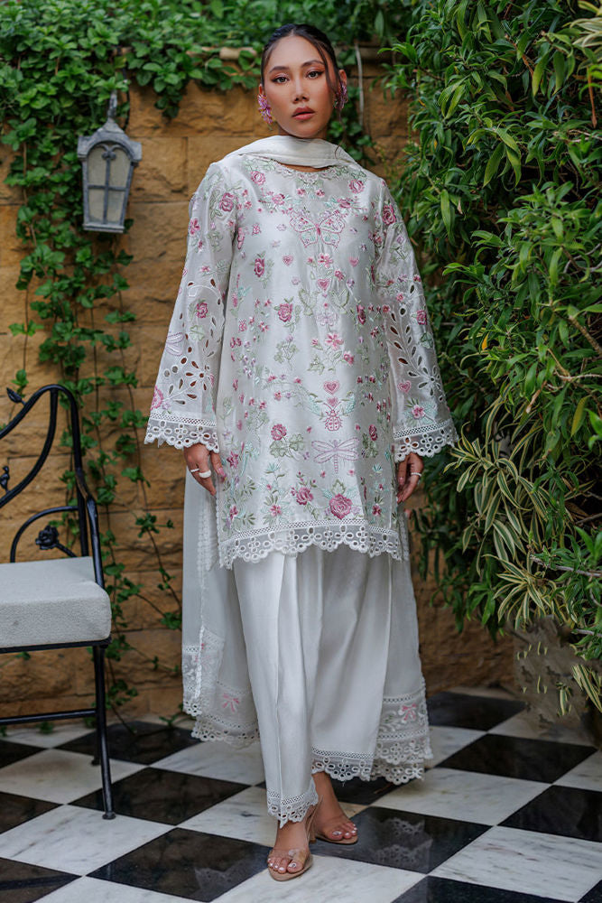 Lolita Shirt and Dupatta with Fine Embroidery | AJ