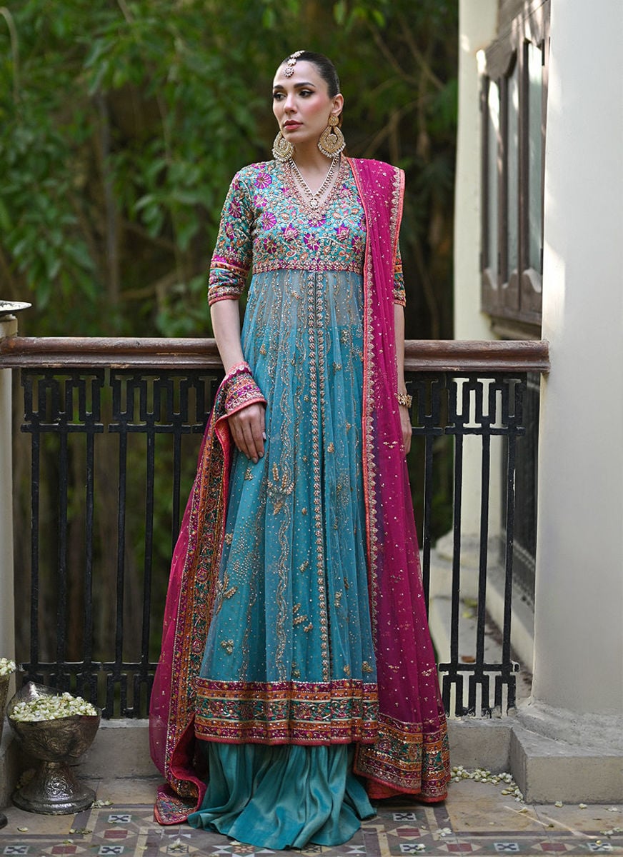 Vivia Sea Green Kalidaar
