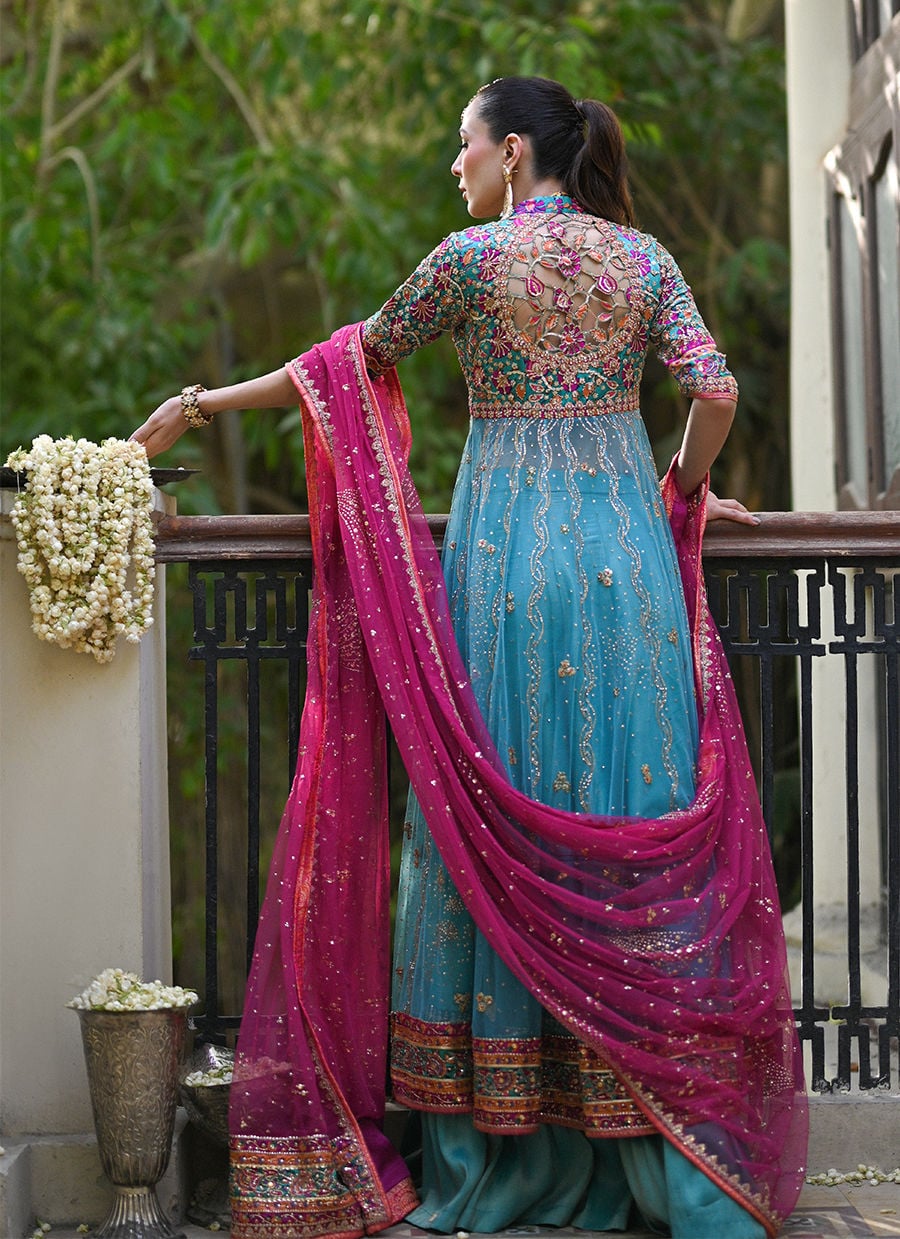 Vivia Sea Green Kalidaar