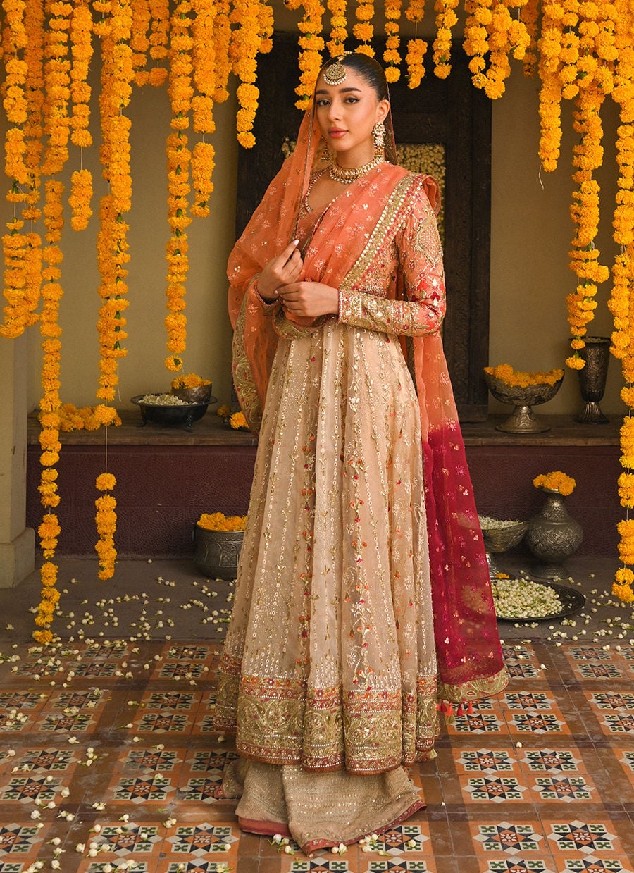 Ariella Gold And Coral Kalidaar