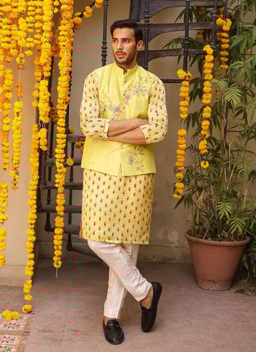 Blanco Silk Kurta