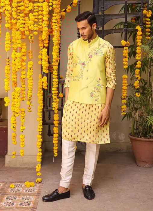 Blanco Silk Kurta