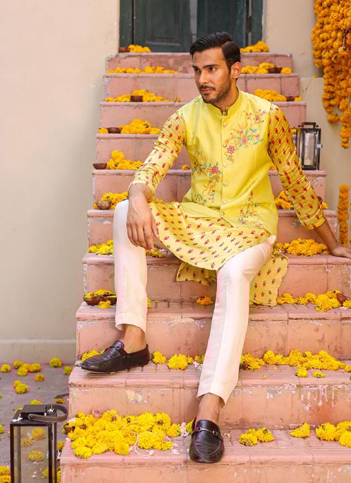 Blanco Silk Kurta