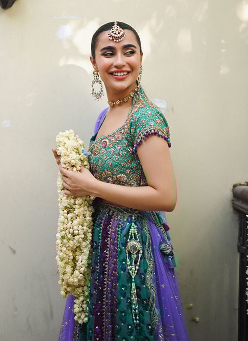 Klara Magenta Pink Panelled Shirt With Shalwar