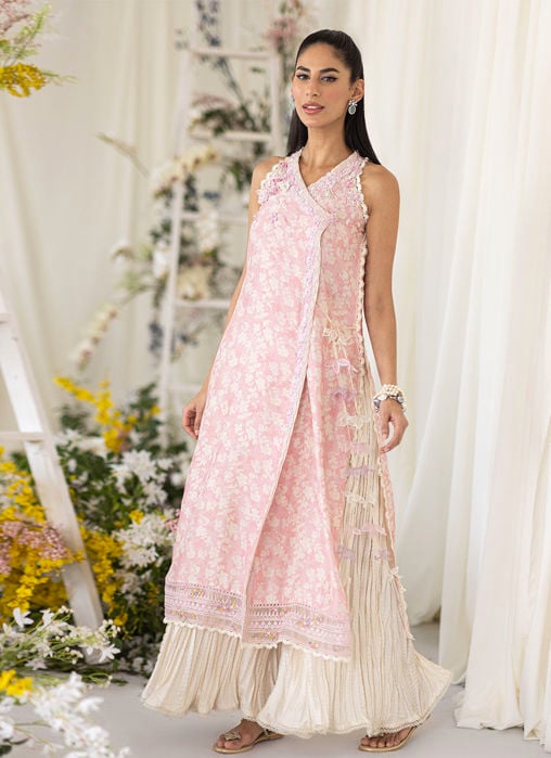 Olivia Pearl Schiffli Kimono Wrap