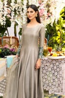 Pebble Grey Kalidaar And Dupatta with Modern Styling | AJ