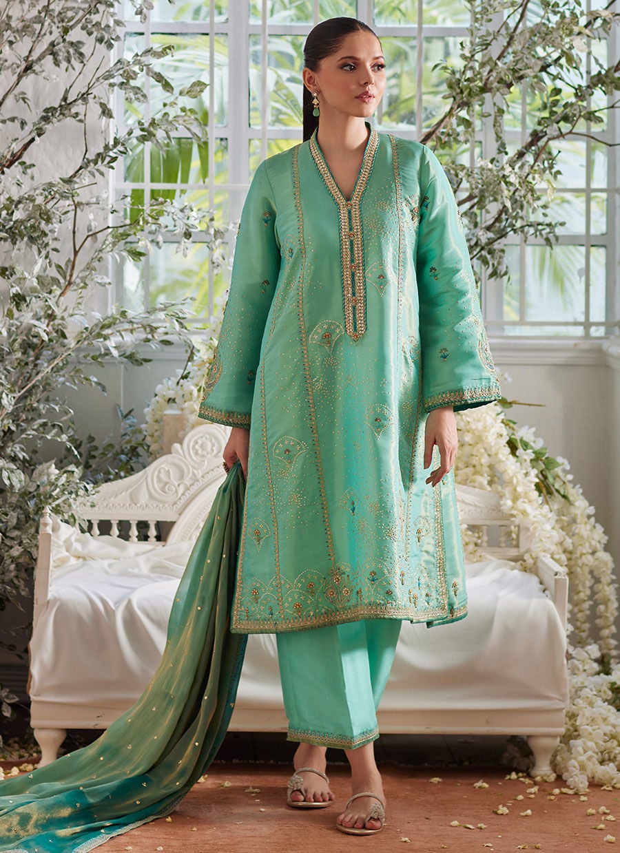 Mereen Ferozi Shirt And Dupatta
