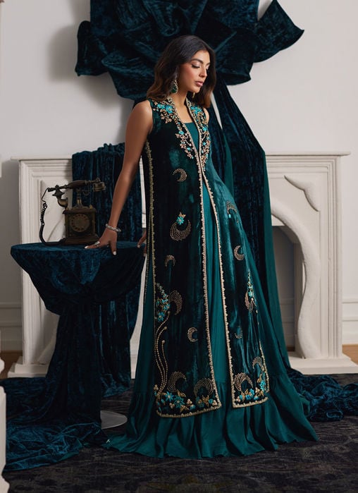 Nicole Navy Kaftan