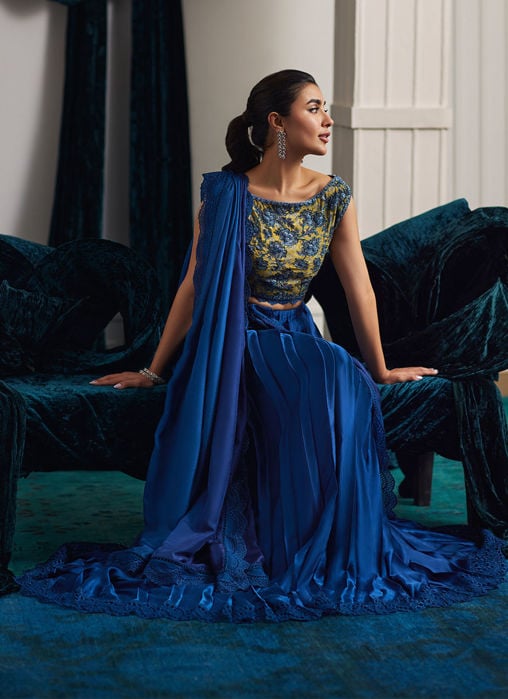 Roz Sapphire Kaftan