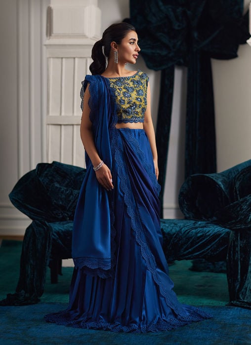 Roz Sapphire Kaftan