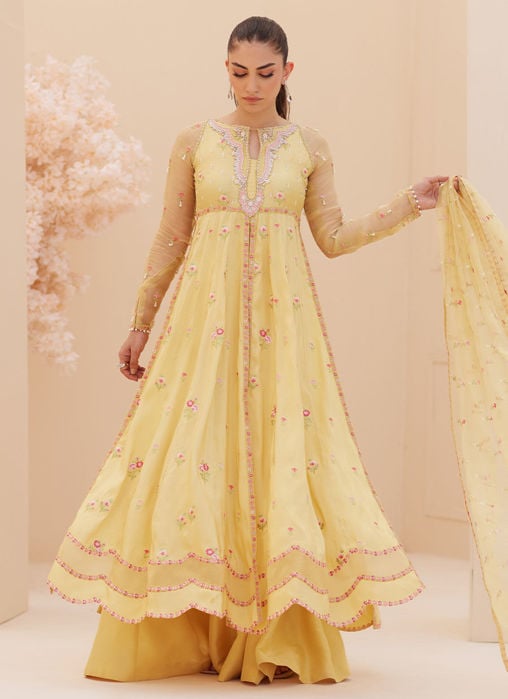 Lilliana Lilac Shirt And Dupatta