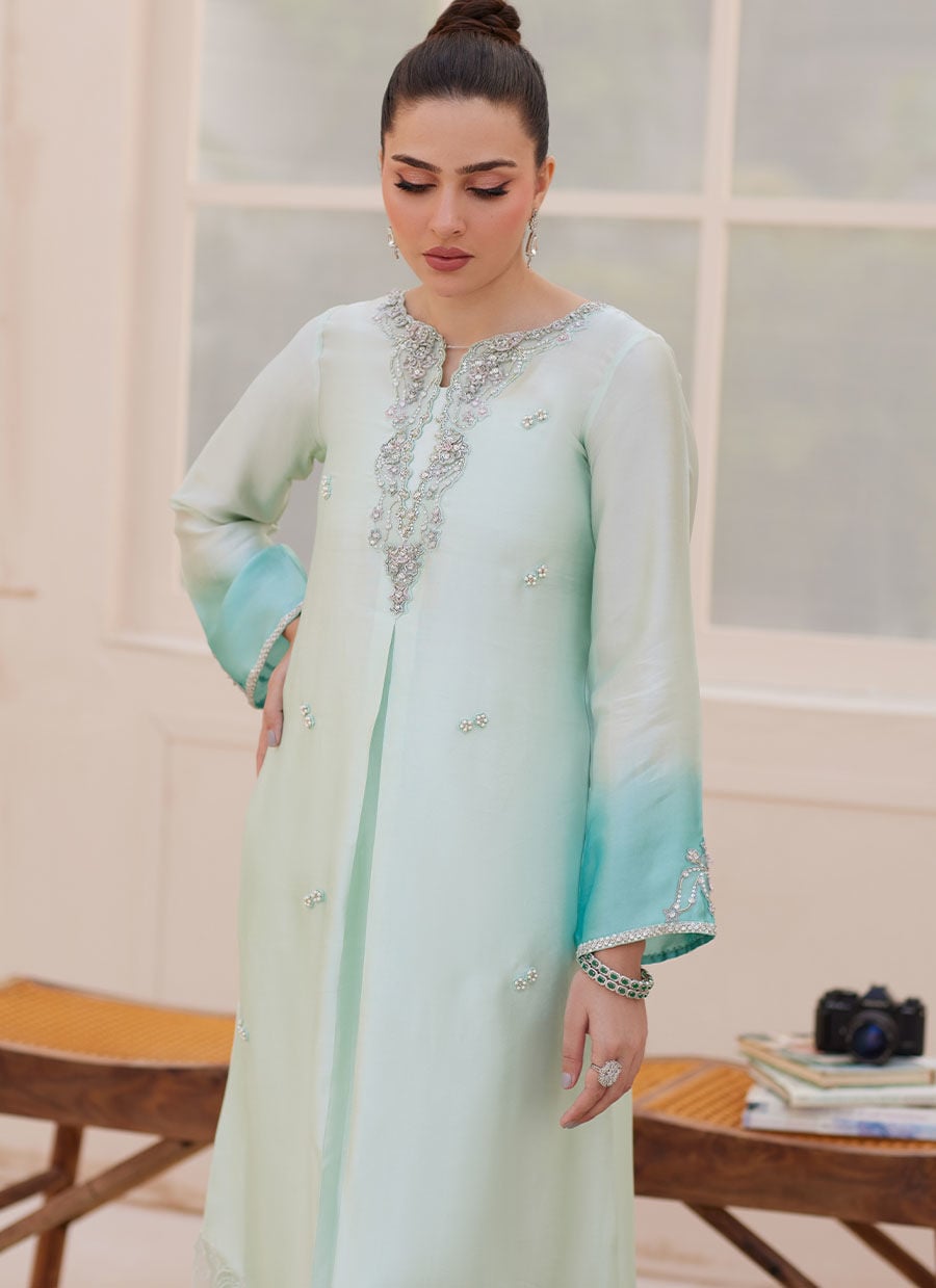 Palmira Aqua Ombre Shirt