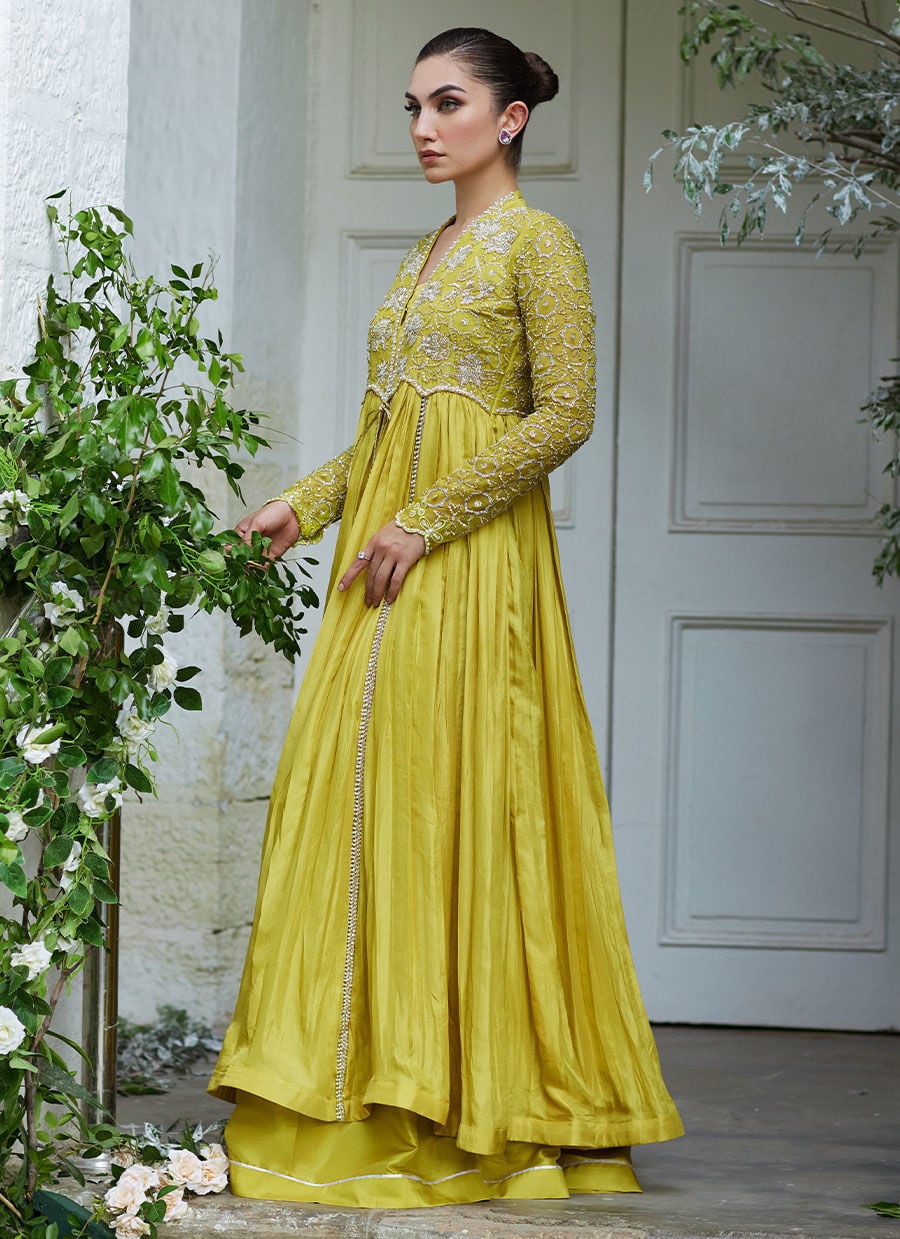 Kaylin Kiwi Kalidaar (shirt and lehenga)