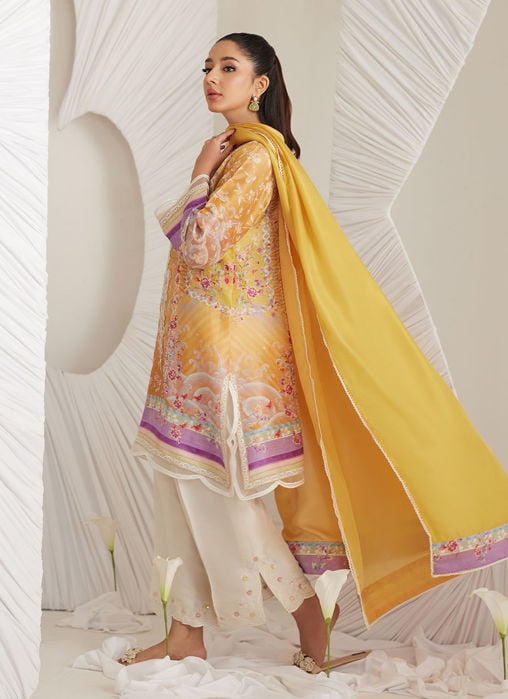 Brea Ivory Shirt And Dupatta