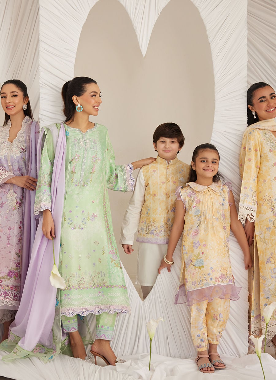 Gemma Lemon Shirt And Dupatta