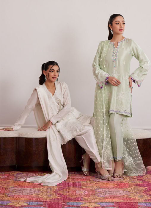 Mereen Ferozi Shirt And Dupatta