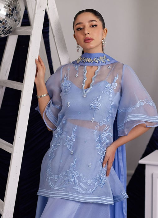 Ilyana Sea Green Kalidaar