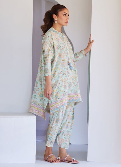 Izma Ombre Shirt And Dupatta