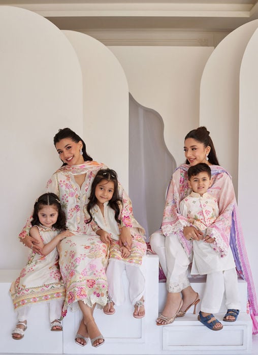 Zadie Blue Shirt And Dupatta