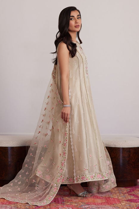 Izzy Hot Pink Shirt, Pants And Dupatta