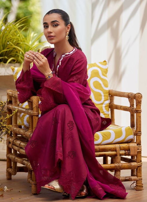 Maella Emerald Shirt And Dupatta
