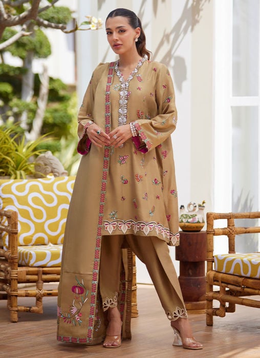 Amora Blush Shirt And Dupatta