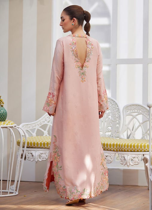 Delina Ivory Shirt And Dupatta