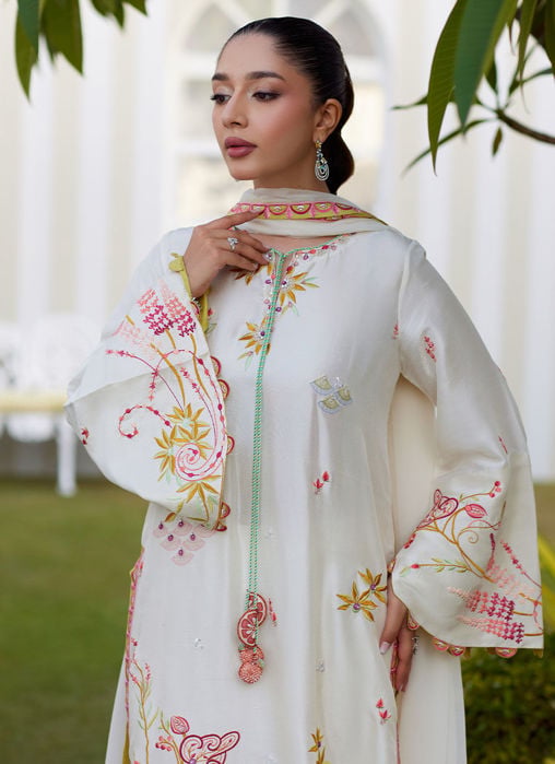 Clem Lilac Kalidaar And Dupatta