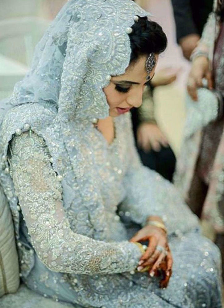 Mid week blues with shimmering Farah Talib Aziz Brides
