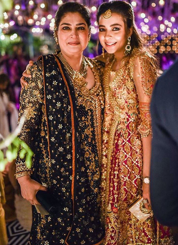 Asma Malik Along With Maliha Aziz Looking Beautiful In Farah Talib Aziz Angarkhas