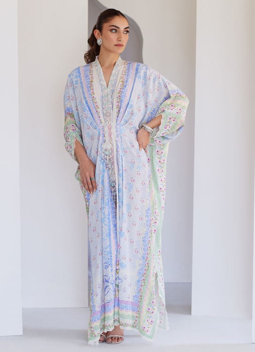 Chione Aubergine Kaftan