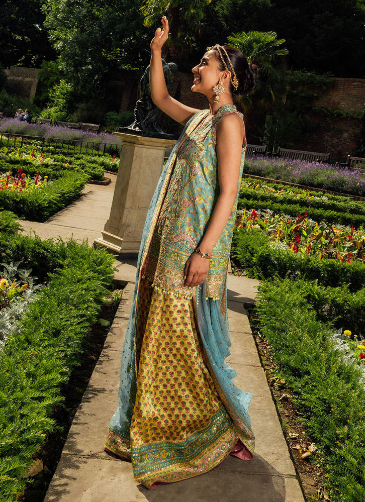 Nayra Block Printed Shirt And Dhaka
