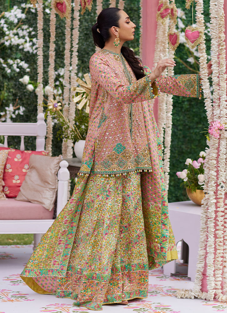 Alvira Ivory Short Shirt And Lehnga