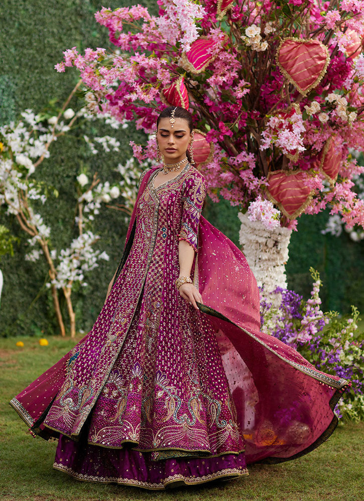 Leena Block Printed Lehnga And Jacket