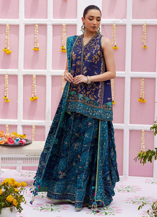 Nayra Block Printed Shirt And Dhaka