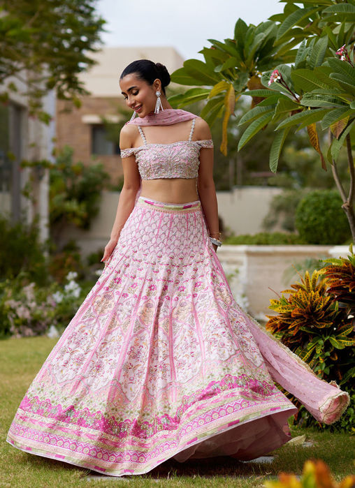 Nayra Block Printed Shirt And Dhaka