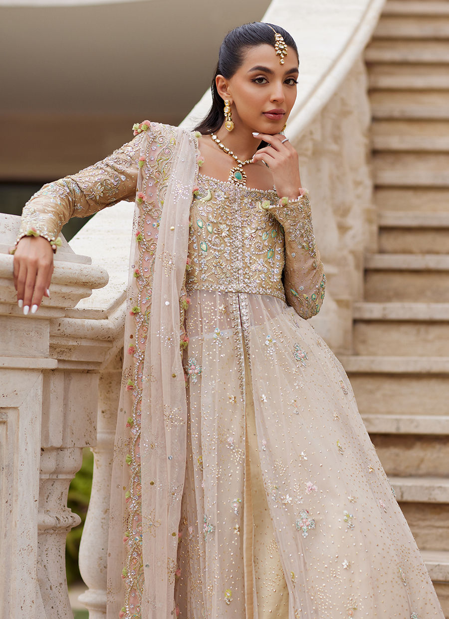 Sitara Champagne Kalidaar - FTAMB25-11