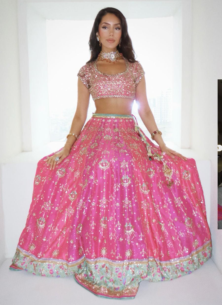 Parisa Hot Pink Lehenga Choli